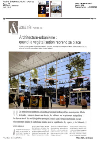 2020-01@VERRE & MENUISERIE ACTUALITES